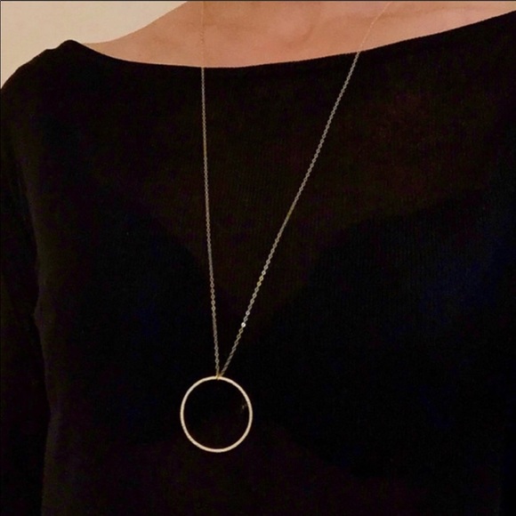 Geometric circle necklace - Picture 1 of 2